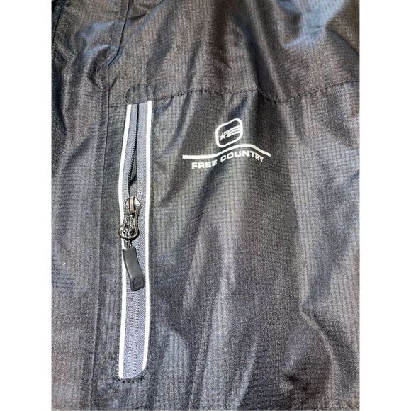 Free Country FCXtreme Jacket Black Multi-Ripstop Zipper Pockets Mens Sz XL ~ - Picture 2 of 8